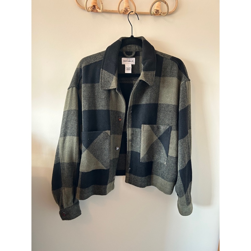 Plaid Cropped Jacket